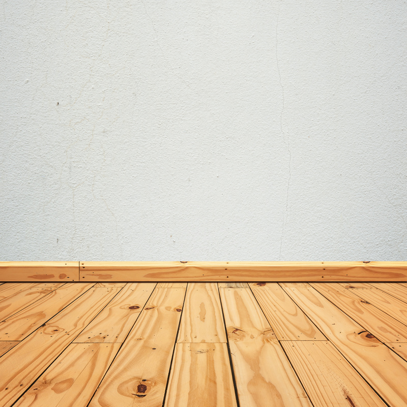 Concrete Walls and Wood Floor